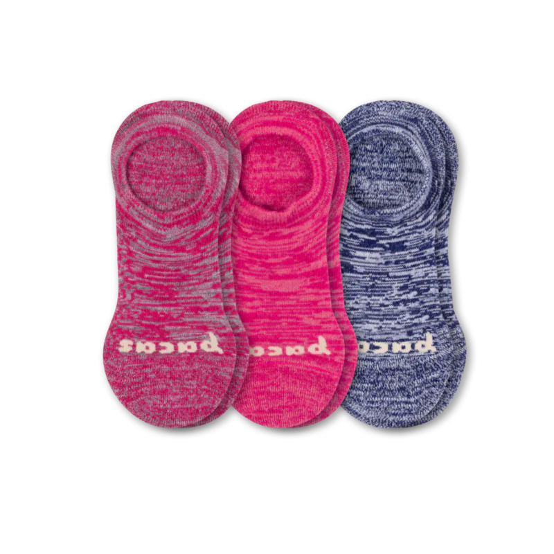 3 Pack - Women's No Show Socks - Image 48