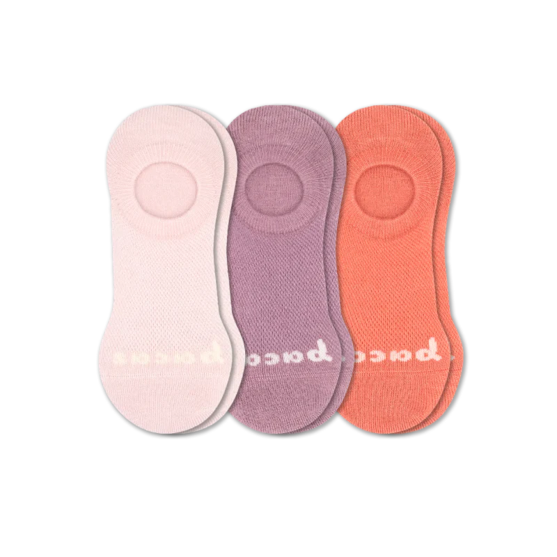 3 Pack - Women's No Show Socks - Image 52