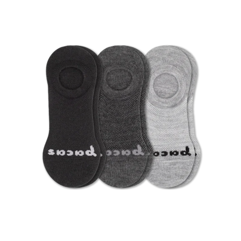 3 Pack - Women's No Show Socks - Image 55
