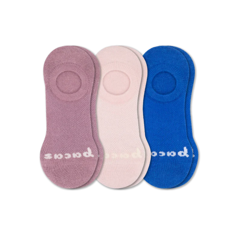 3 Pack - Women's No Show Socks - Image 67