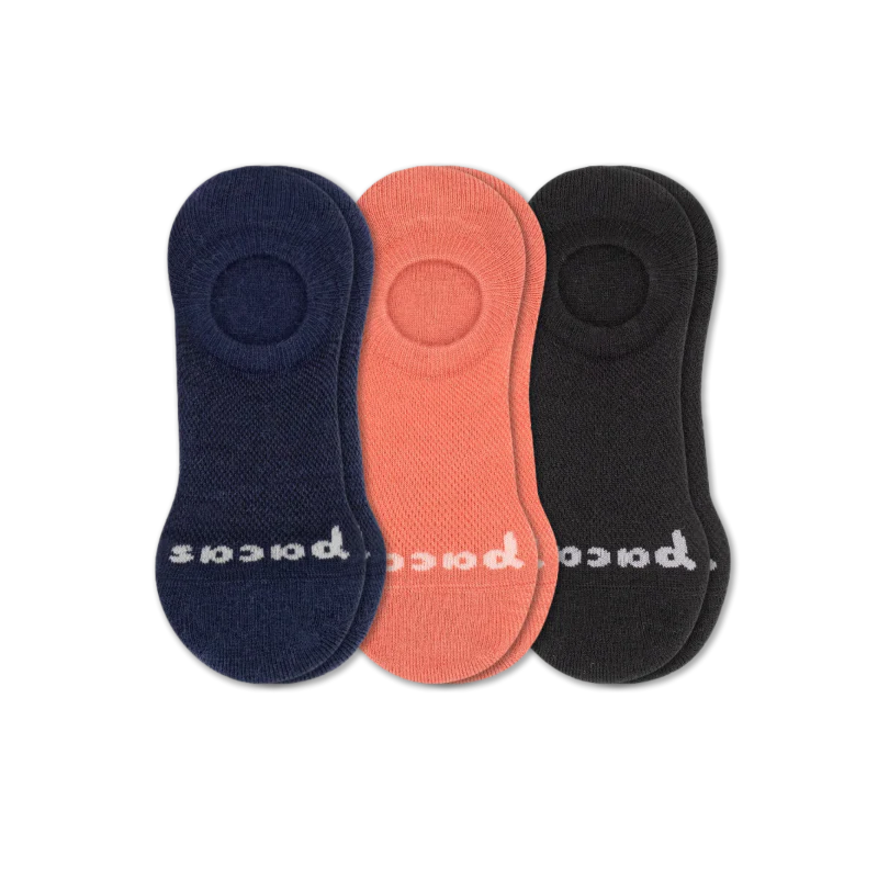 3 Pack - Women's No Show Socks - Image 70