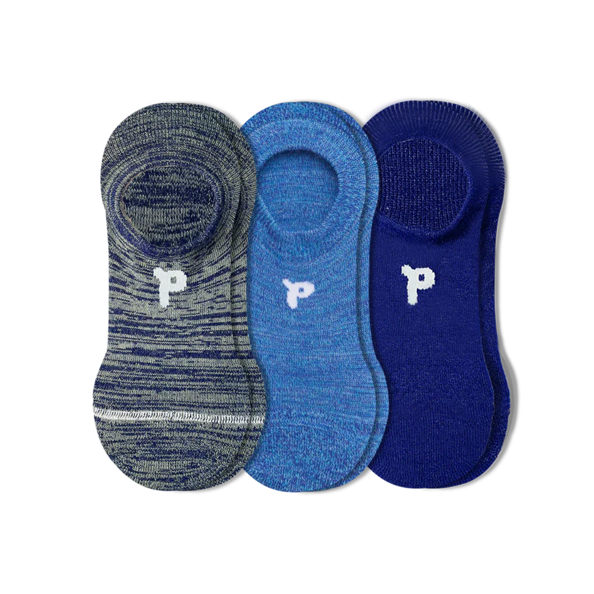 3 Pack - Women's No Show Socks - Image 74