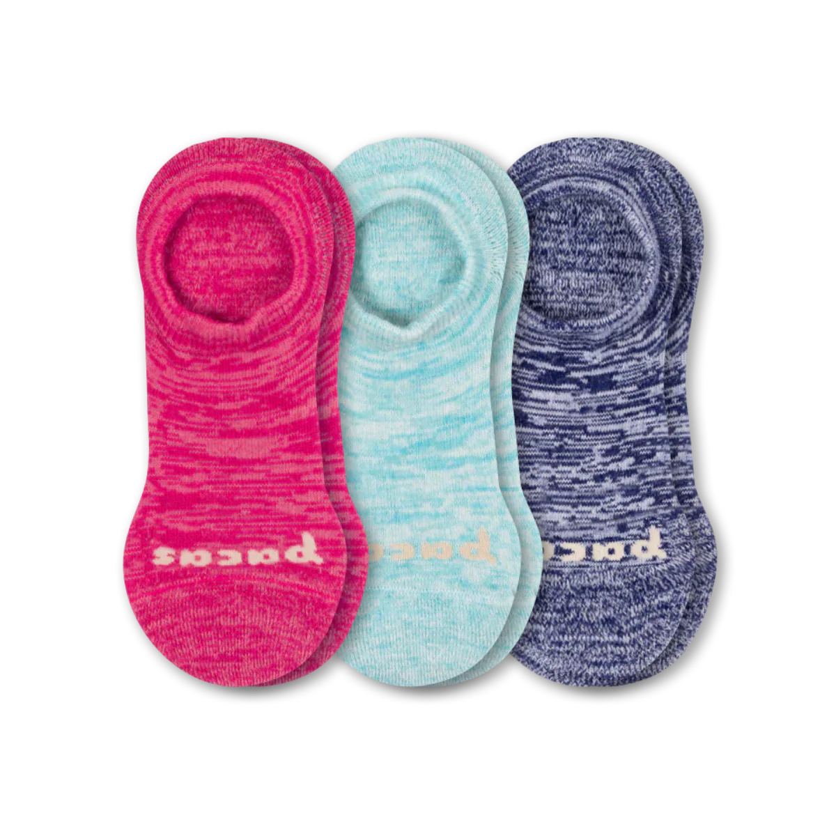 3 Pack - Women's No Show Socks - Image 77