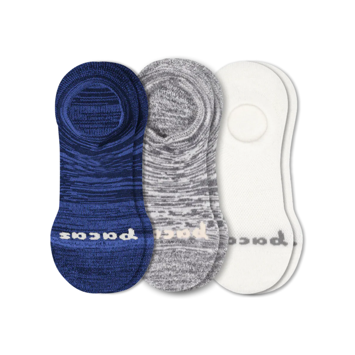 3 Pack - Women's No Show Socks - Image 79