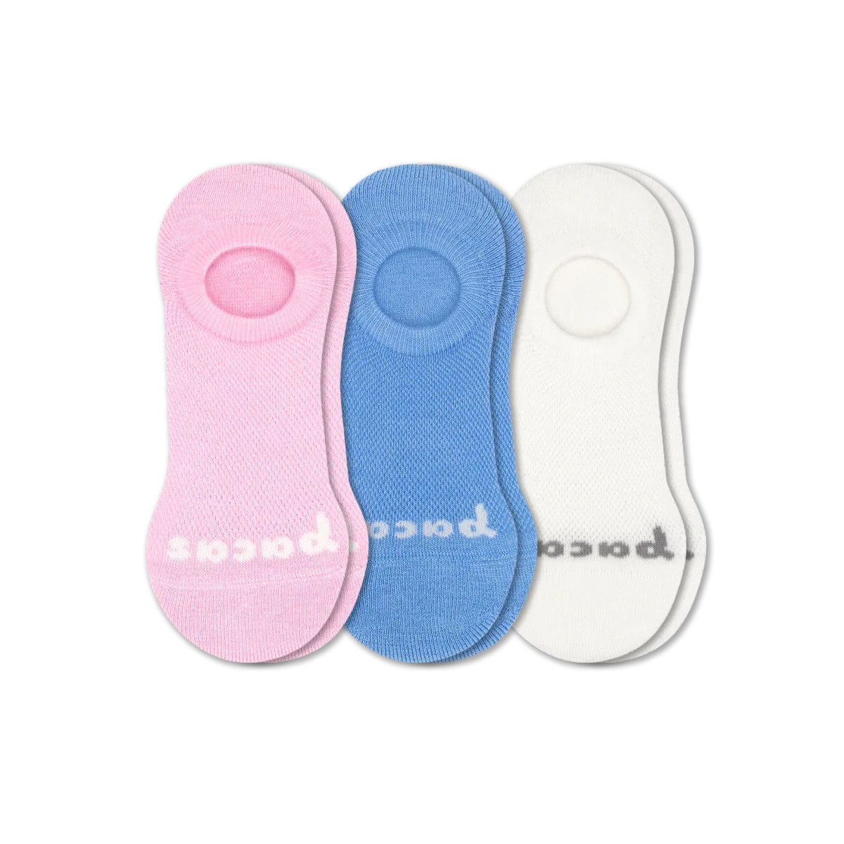3 Pack - Women's No Show Socks - Image 89