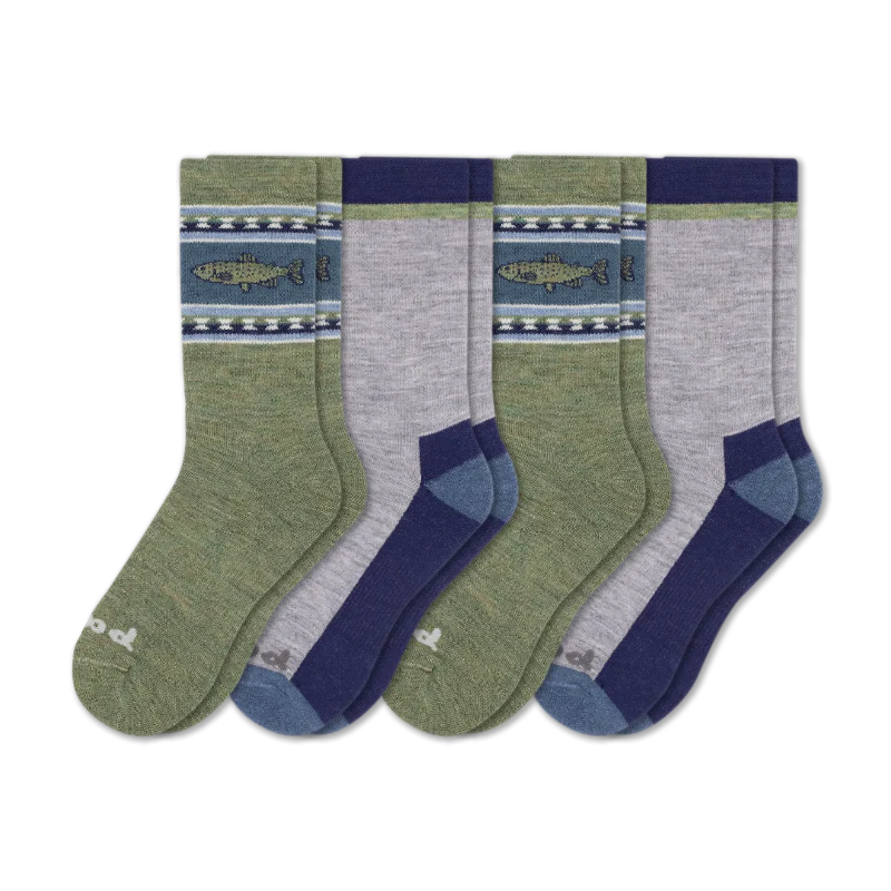 4 Pack - Men's Crew Pacas Socks - Image 103