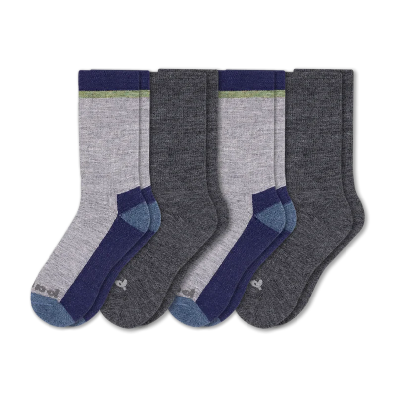 4 Pack - Men's Crew Pacas Socks - Image 105