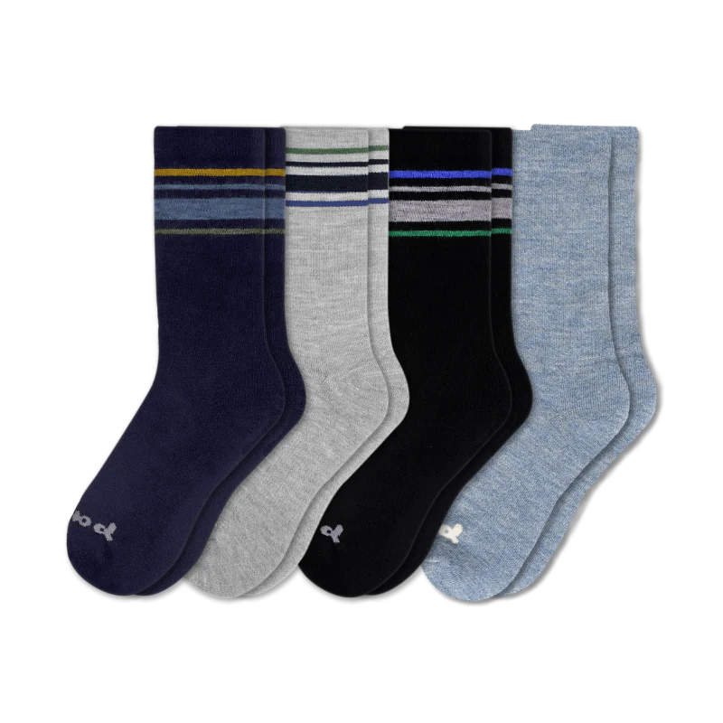 4 Pack - Men's Crew Pacas Socks - Image 107