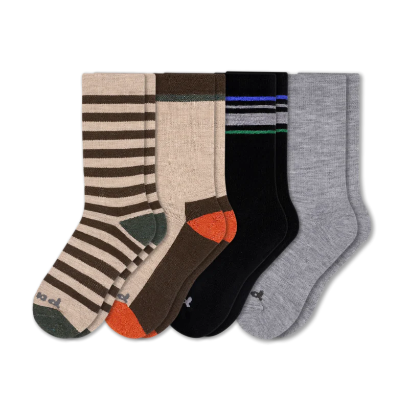 4 Pack - Men's Crew Pacas Socks - Image 108