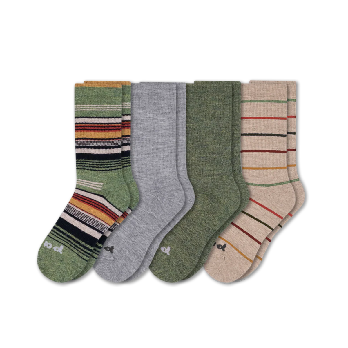 4 Pack - Men's Crew Pacas Socks - Image 11