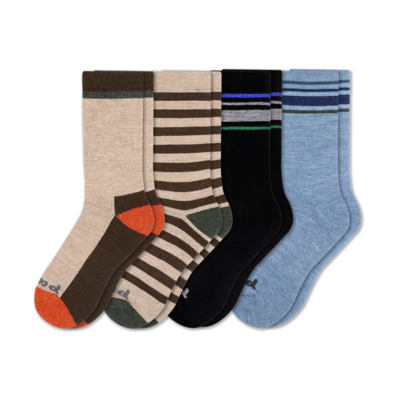 4 Pack - Men's Crew Pacas Socks - Image 114