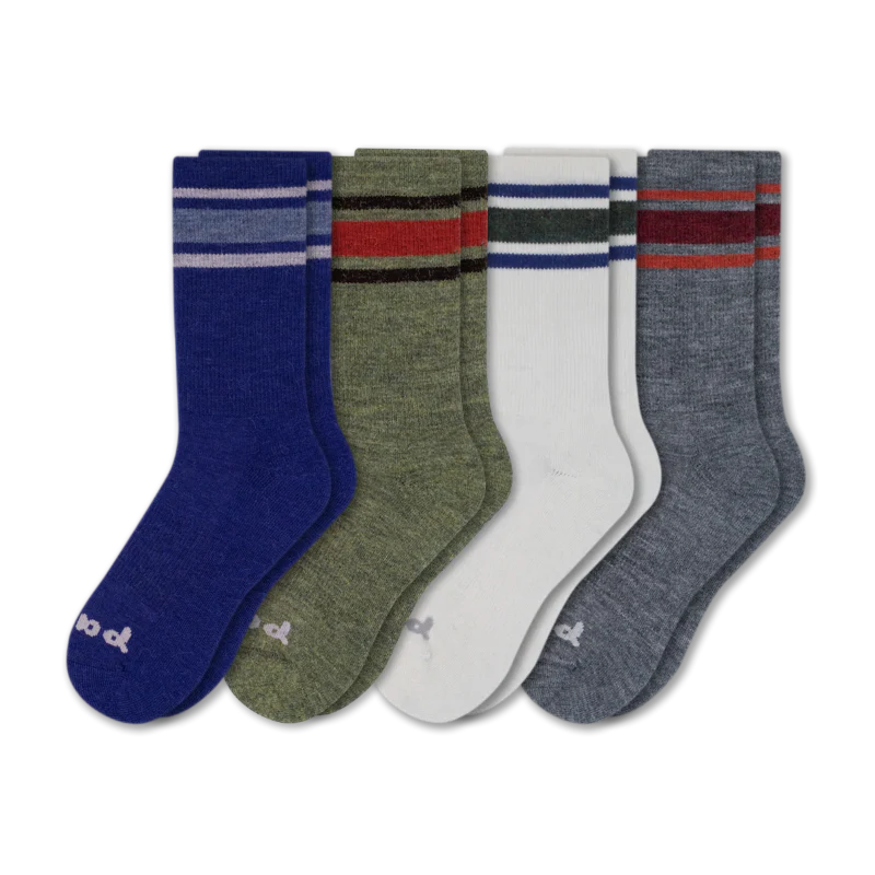 4 Pack - Men's Crew Pacas Socks - Image 118