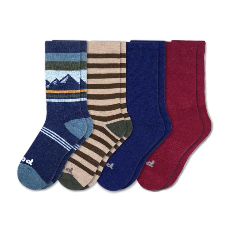 4 Pack - Men's Crew Pacas Socks - Image 121