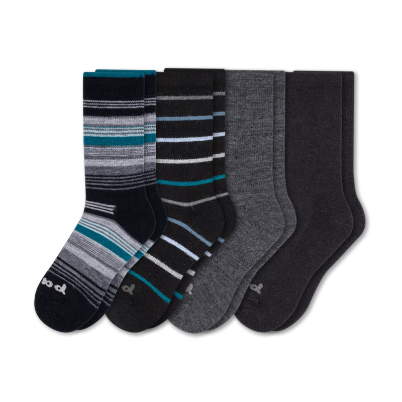 4 Pack - Men's Crew Pacas Socks - Image 131
