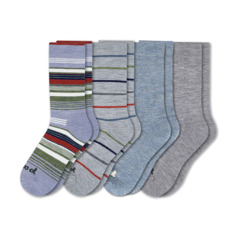 4 Pack - Men's Crew Pacas Socks - Image 133
