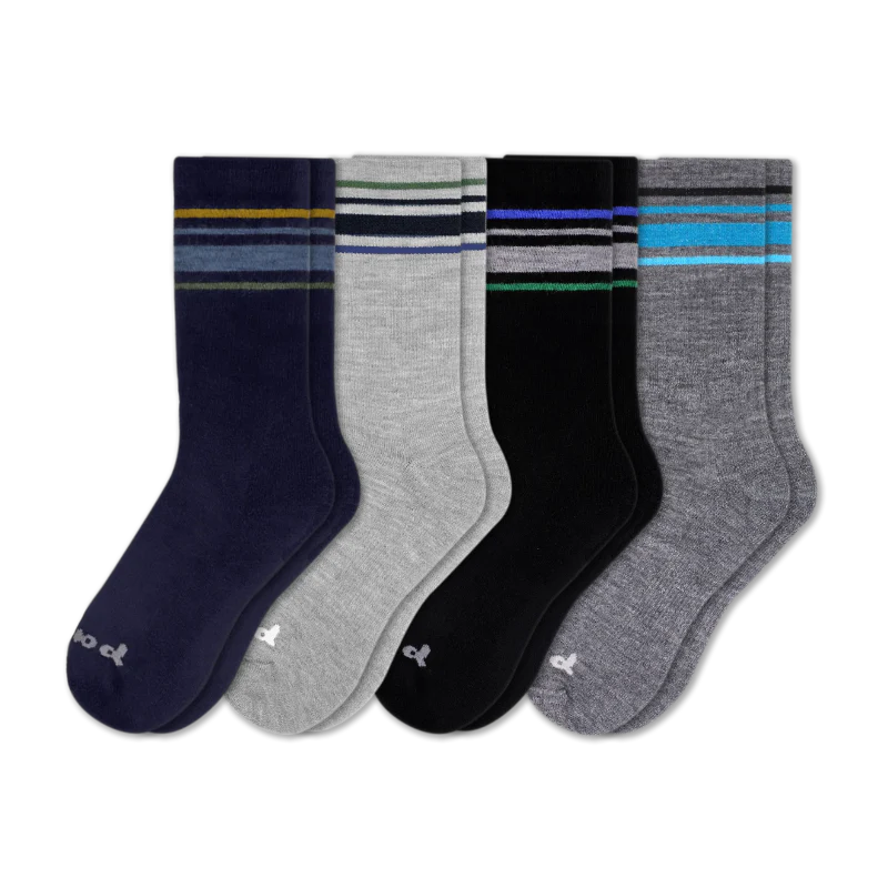 4 Pack - Men's Crew Pacas Socks - Image 144