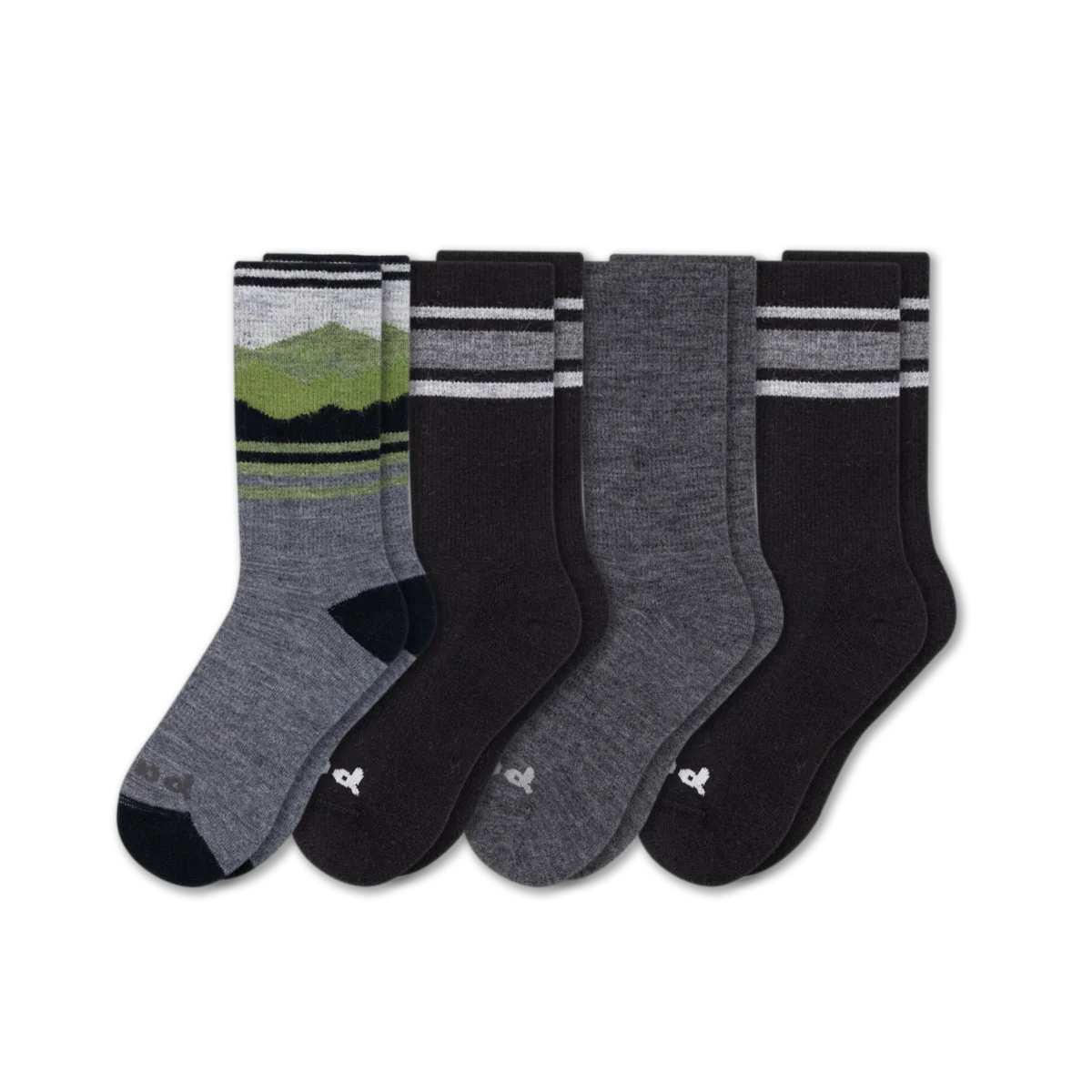 4 Pack - Men's Crew Pacas Socks - Image 16