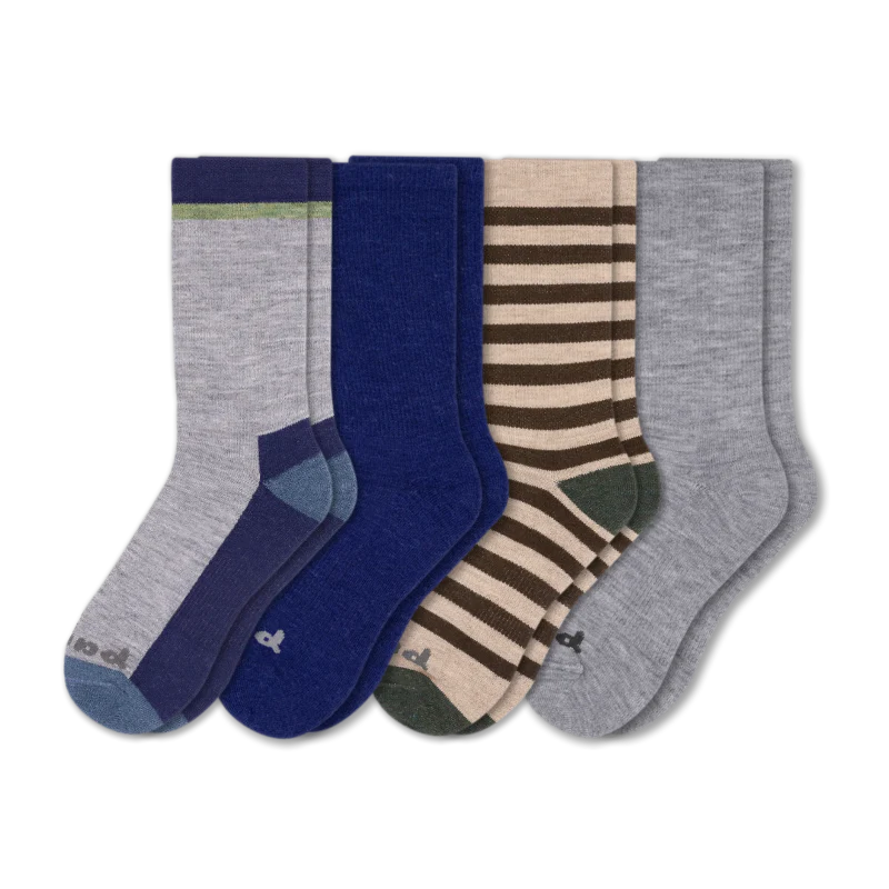 4 Pack - Men's Crew Pacas Socks - Image 171