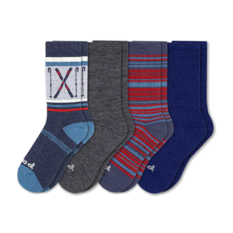 4 Pack - Men's Crew Pacas Socks - Image 178