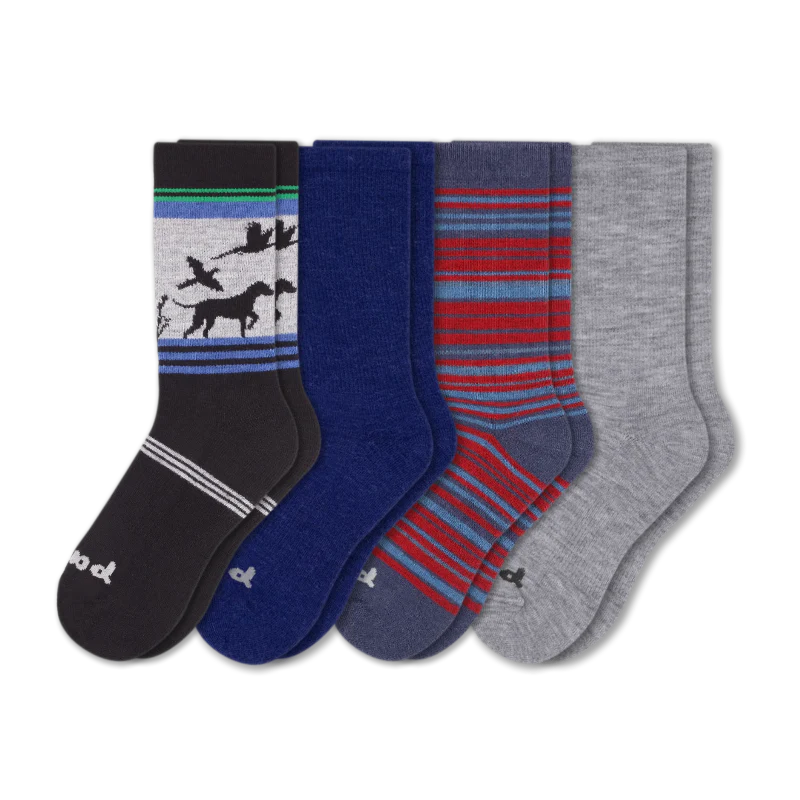 4 Pack - Men's Crew Pacas Socks - Image 183