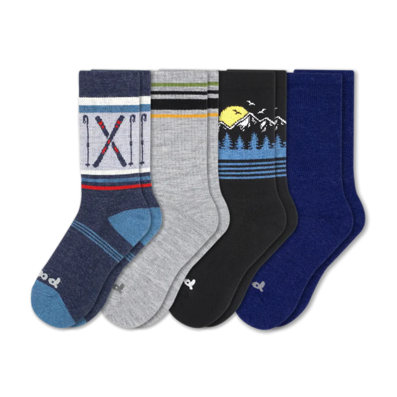 4 Pack - Men's Crew Pacas Socks - Image 184