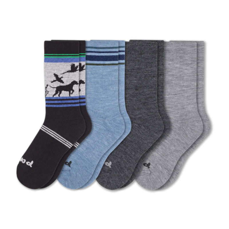 4 Pack - Men's Crew Pacas Socks - Image 191