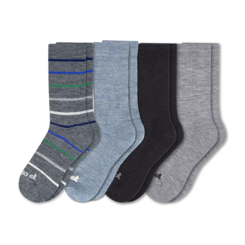 4 Pack - Men's Crew Pacas Socks - Image 20