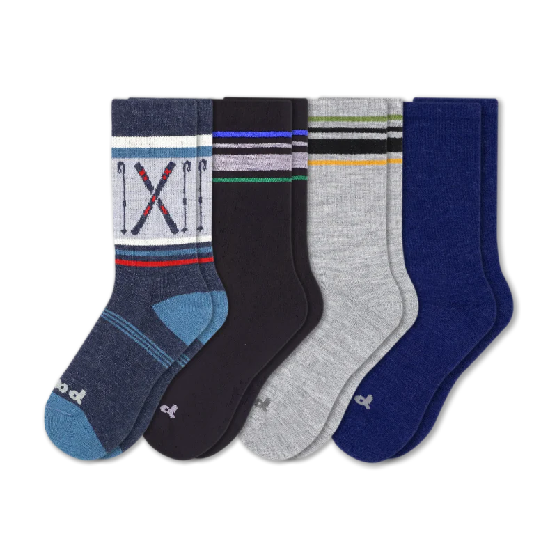 4 Pack - Men's Crew Pacas Socks - Image 202