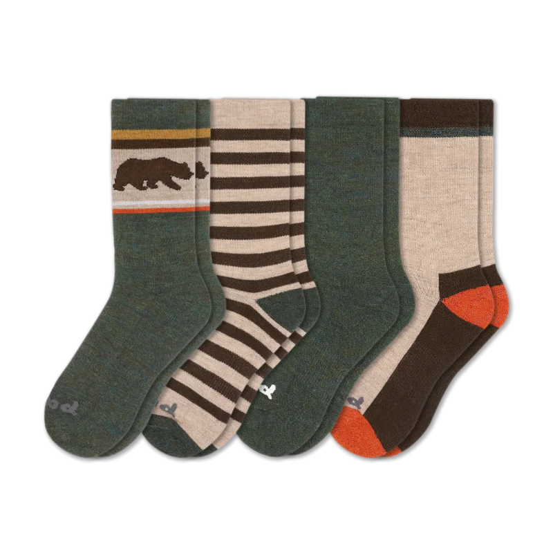 4 Pack - Men's Crew Pacas Socks - Image 219