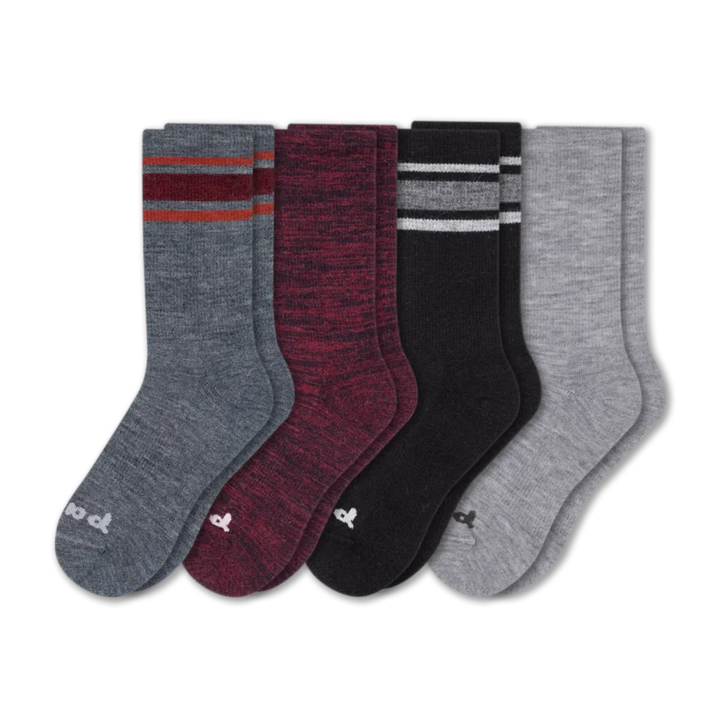 4 Pack - Men's Crew Pacas Socks - Image 22