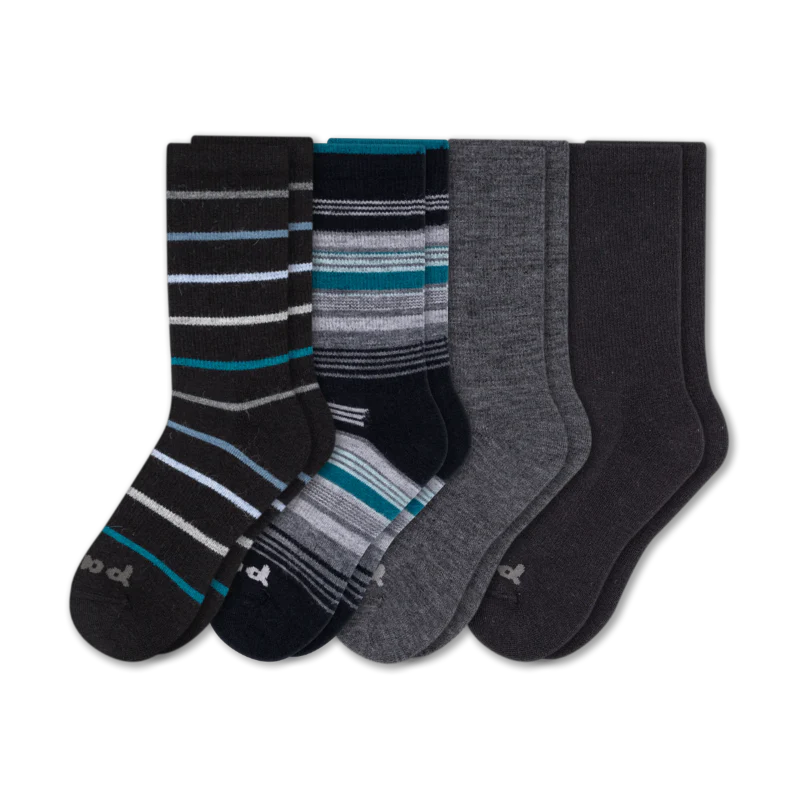 4 Pack - Men's Crew Pacas Socks - Image 220