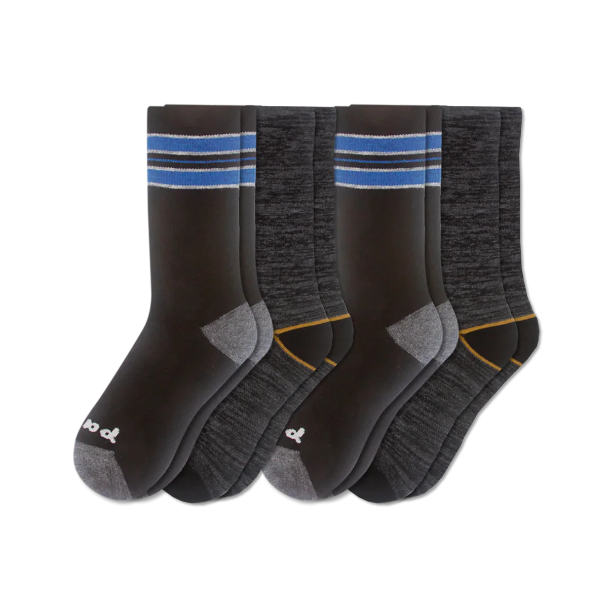 4 Pack - Men's Crew Pacas Socks - Image 234