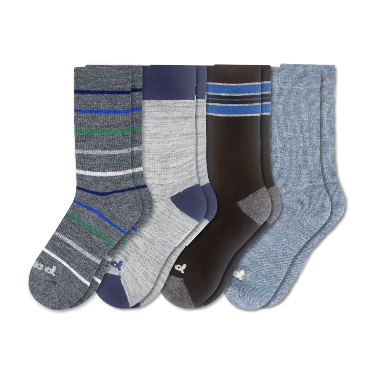 4 Pack - Men's Crew Pacas Socks - Image 236