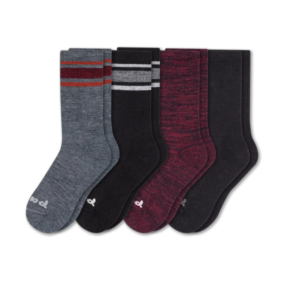 4 Pack - Men's Crew Pacas Socks - Image 237