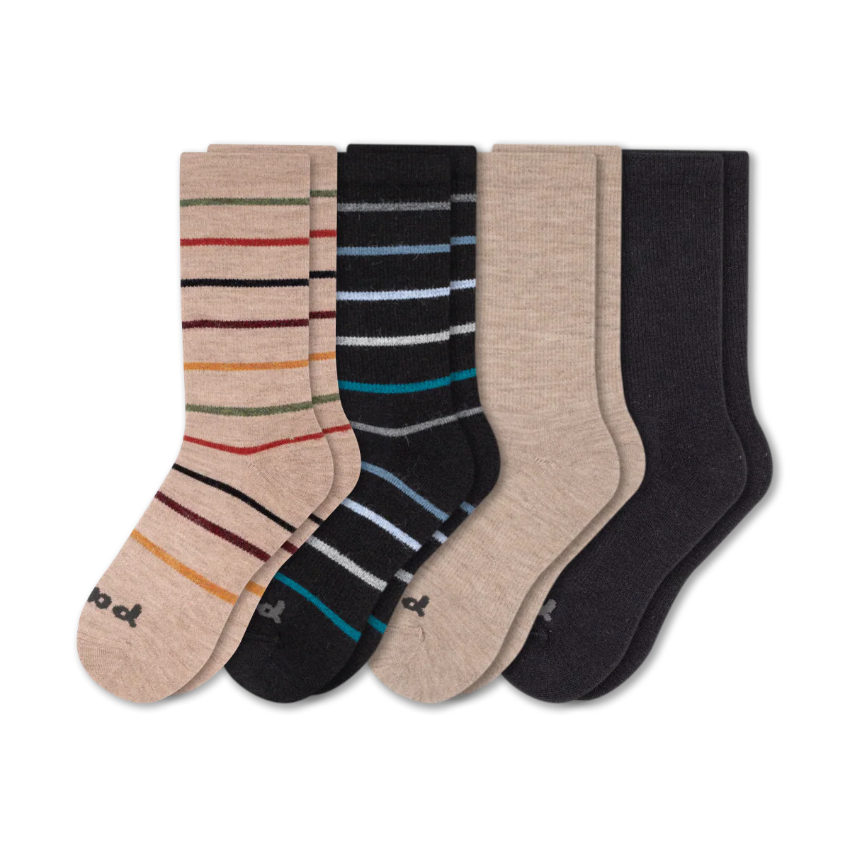 4 Pack - Men's Crew Pacas Socks - Image 238