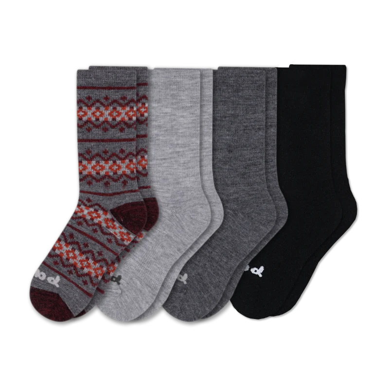 4 Pack - Men's Crew Pacas Socks - Image 30