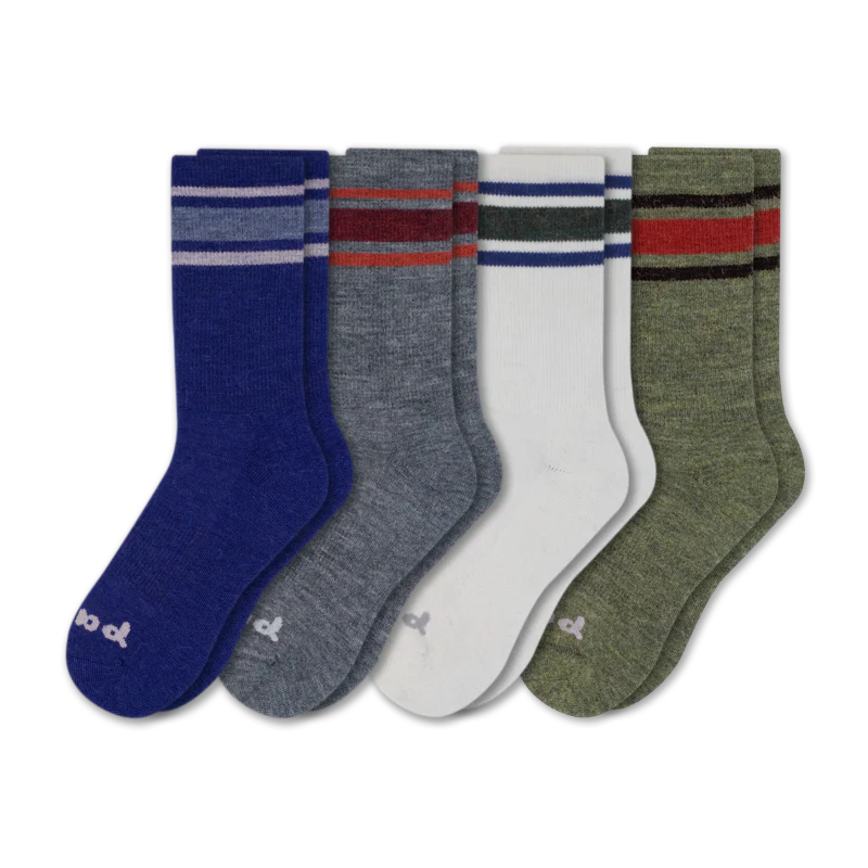 4 Pack - Men's Crew Pacas Socks - Image 32