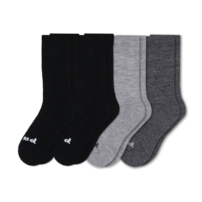 4 Pack - Men's Crew Pacas Socks - Image 35