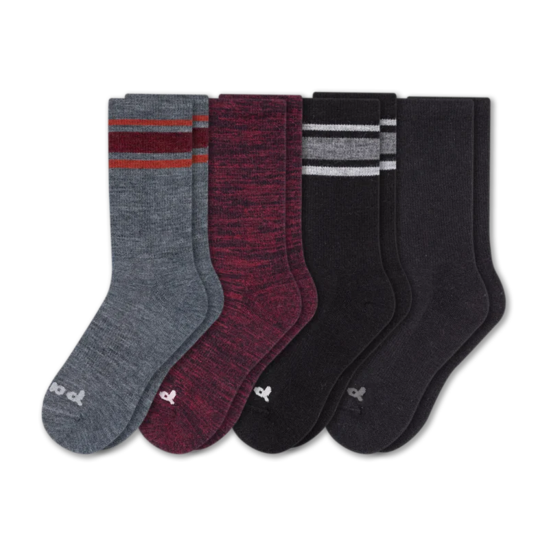 4 Pack - Men's Crew Pacas Socks - Image 39