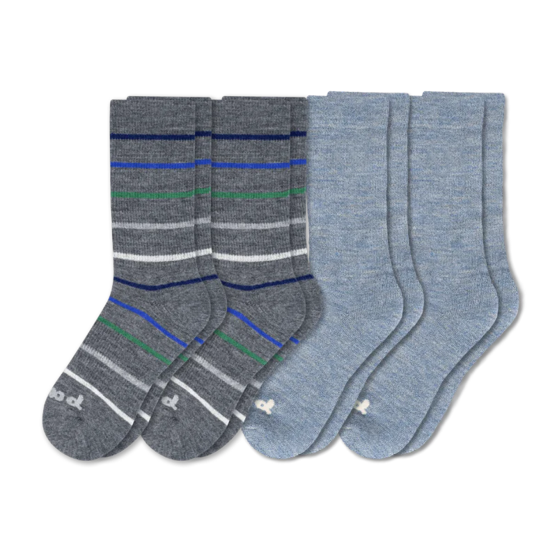4 Pack - Men's Crew Pacas Socks - Image 45
