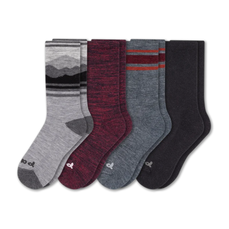 4 Pack - Men's Crew Pacas Socks - Image 46