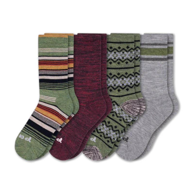4 Pack - Men's Crew Pacas Socks - Image 49