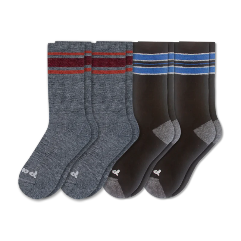 4 Pack - Men's Crew Pacas Socks - Image 50
