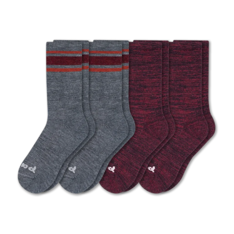 4 Pack - Men's Crew Pacas Socks - Image 52