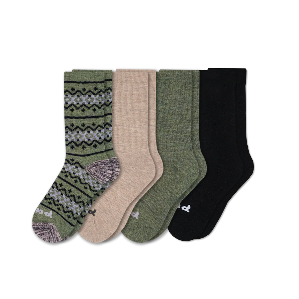 4 Pack - Men's Crew Pacas Socks - Image 7
