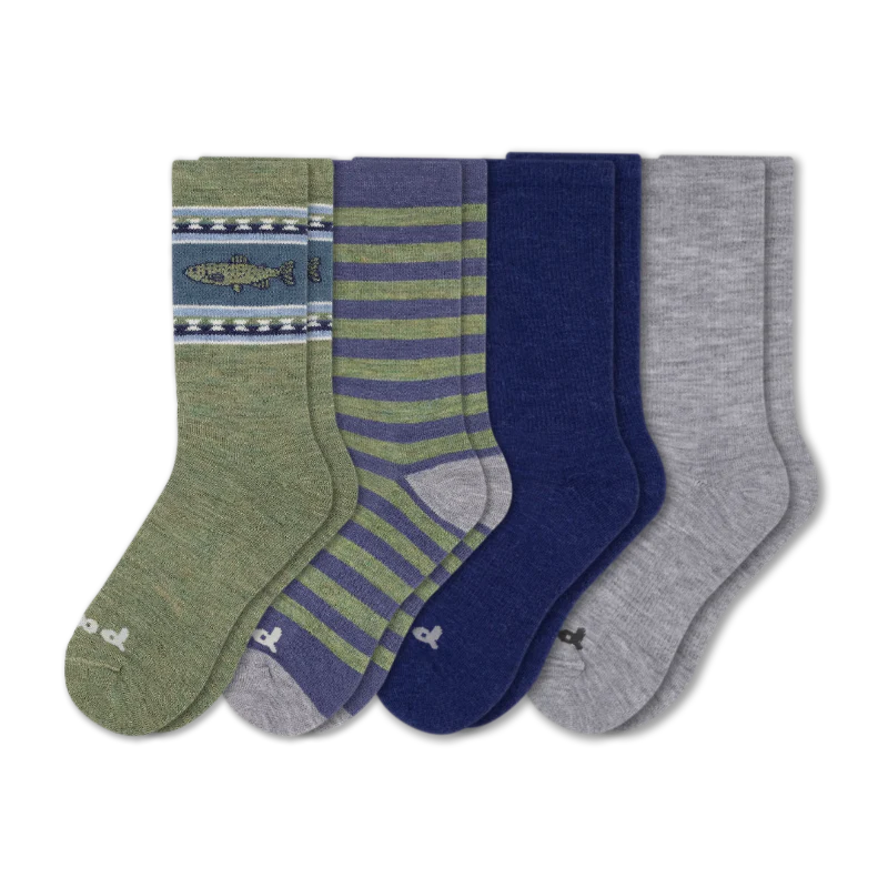 4 Pack - Men's Crew Pacas Socks - Image 70