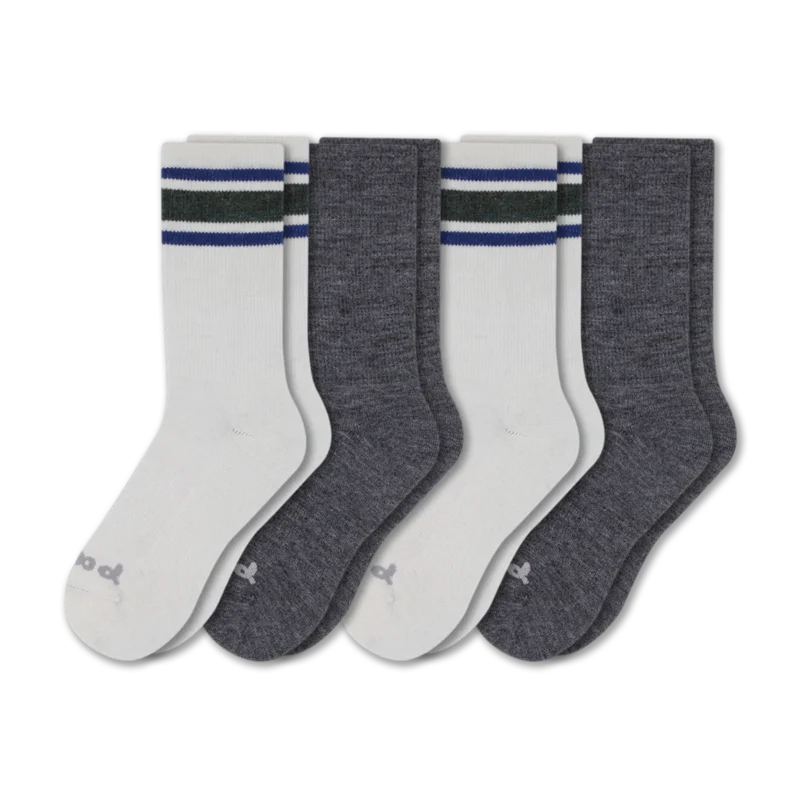 4 Pack - Men's Crew Pacas Socks - Image 71