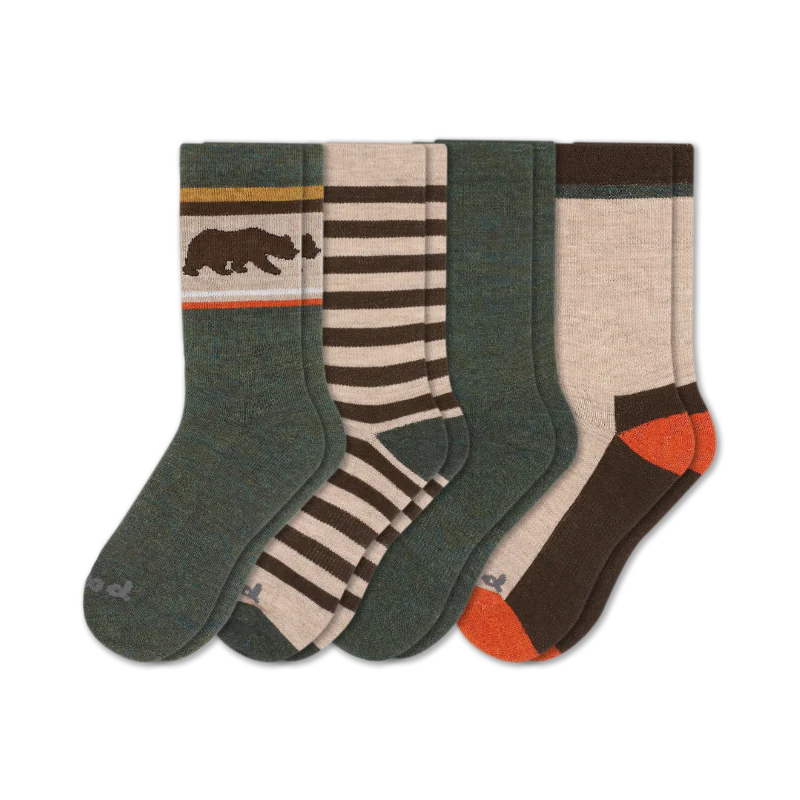 4 Pack - Men's Crew Pacas Socks - Image 73