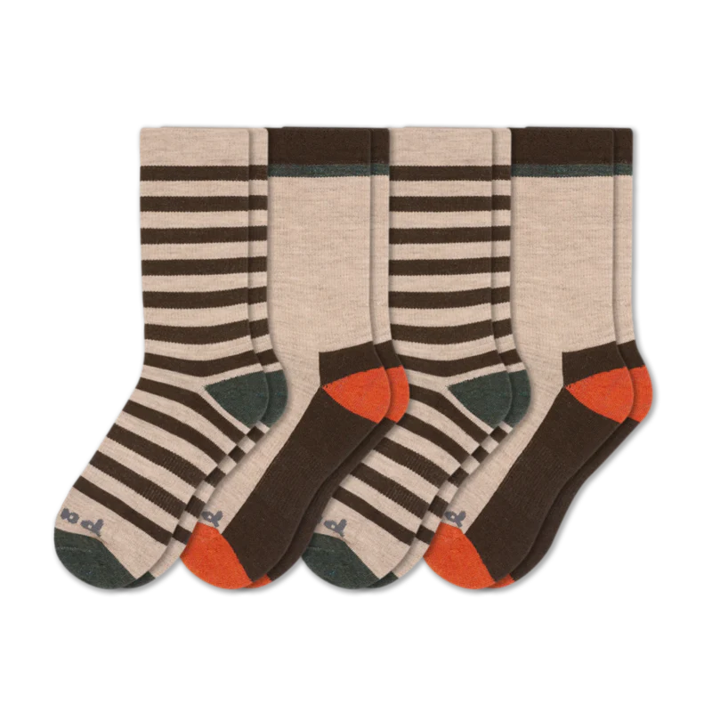 4 Pack - Men's Crew Pacas Socks - Image 84