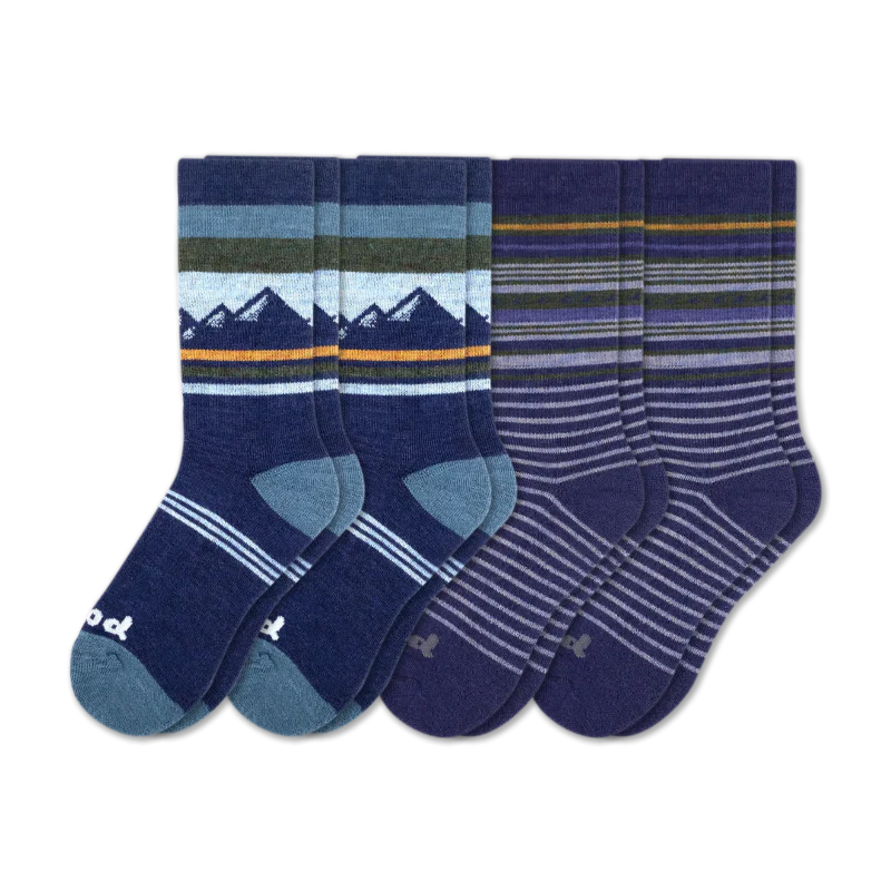 4 Pack - Men's Crew Pacas Socks - Image 94